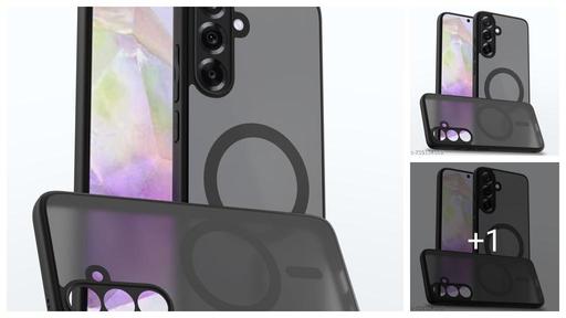  Samsung Galaxy A26 Matte Acrylic Heavy-Duty Case with Camera Protection, Cover, and Strap Loop, Black