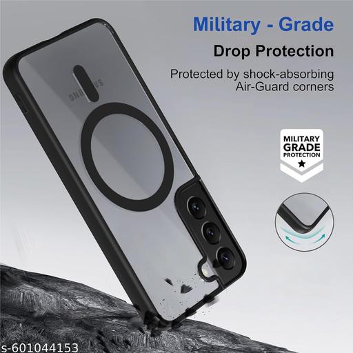 Back Case Cover for Samsung Galaxy S22 5G | Compatible for Samsung Galaxy S22 5G Back Cover | Scratch-Resistant Back Cover | Black - NexaMob