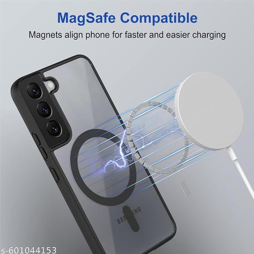 Back Case Cover for Samsung Galaxy S22 5G | Compatible for Samsung Galaxy S22 5G Back Cover | Scratch-Resistant Back Cover | Black - NexaMob