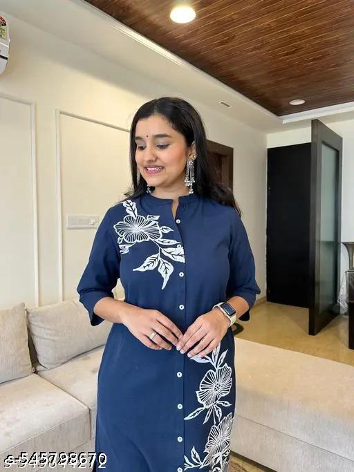 PURE RAYON COORD SET/TOP BOTTOM SET - PuthuMart Store