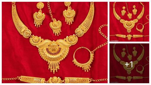 1 GM Gold Jewellery Set