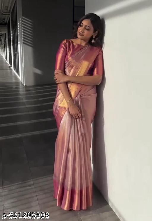 Jyotika Tissue silk saree - The Auric Edit