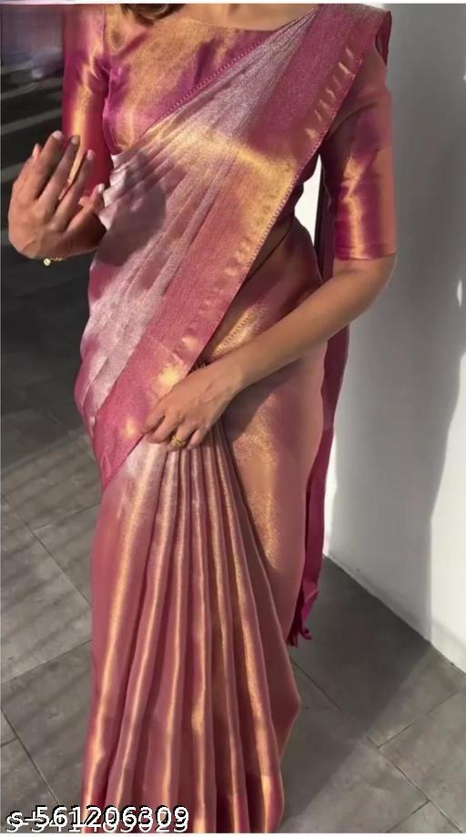 Jyotika Tissue silk saree - The Auric Edit