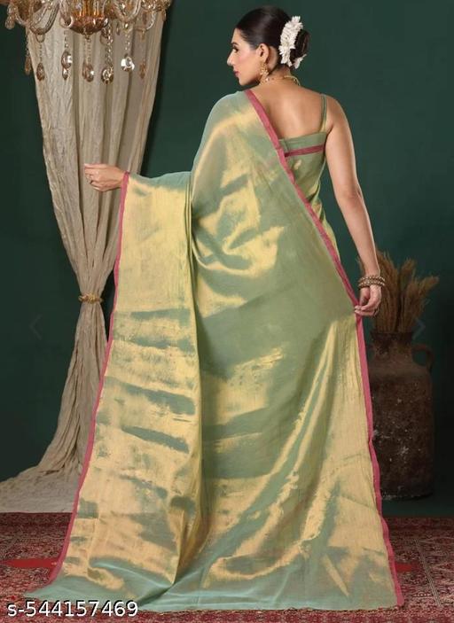Very soft and comfortable Premium quality tissue sari  - The Auric Edit