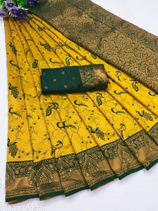 Banarasi silk saree - amamestyle