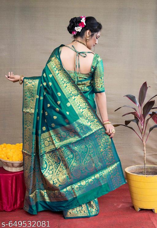 Fancy Banarasi Silk Saree For Women In Affordable Price - amamestyle
