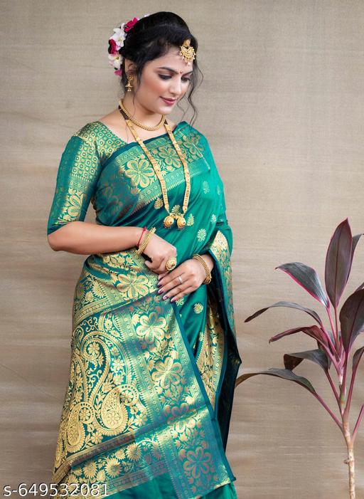 Fancy Banarasi Silk Saree For Women In Affordable Price - amamestyle