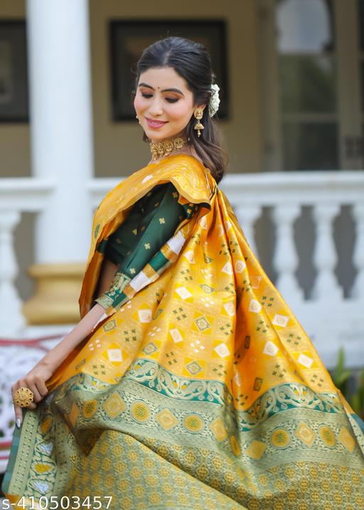 Cotton Silk Jacquard With Blouse - amamestyle