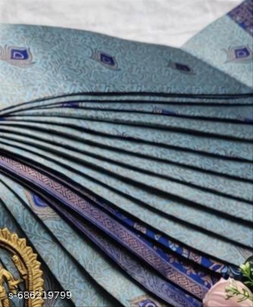 Beautiful Kanjeevaram Silk Big Border Zari Work Woven Sarees with Blouse Piece.. - amamestyle