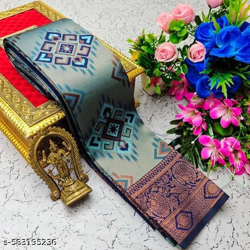 Premium Banarasi Silk Saree with Rich Zari Work with Twirling Blouse Piece. - amamestyle