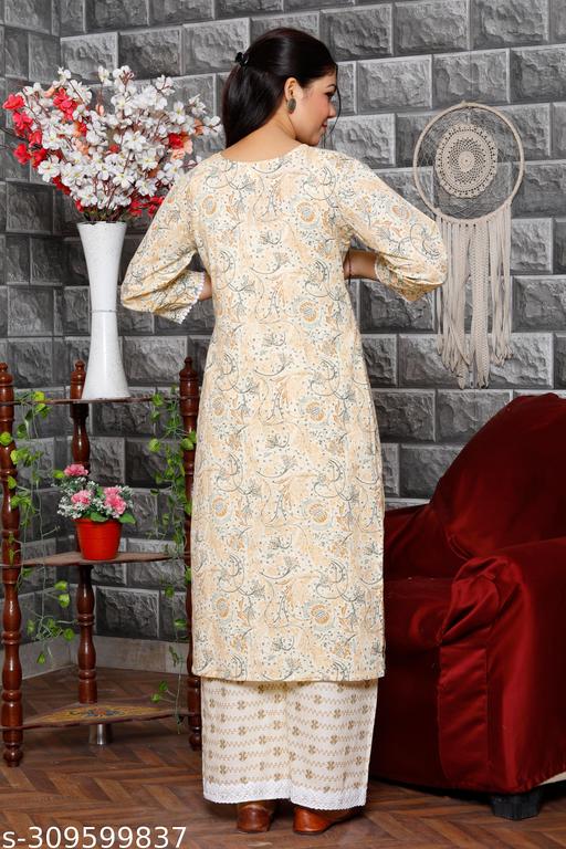 Charvi Fashionable Women Kurta Plazo with dupatta Sets Extra Plus Size - 3XL,4XL, 5XL, 6XL, 7XL Sizes - amamestyle