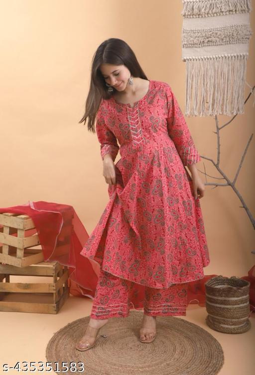  WOMEN KURTA PLAZZO SET - amamestyle