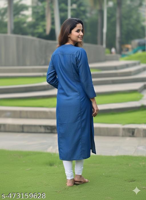 INDRANI GHOSH DENIM KURTI PATTERN - amamestyle