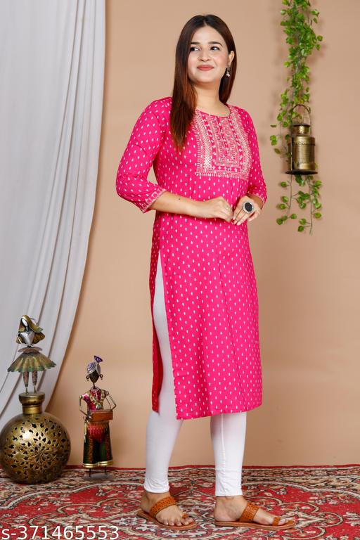 pink kurti - amamestyle