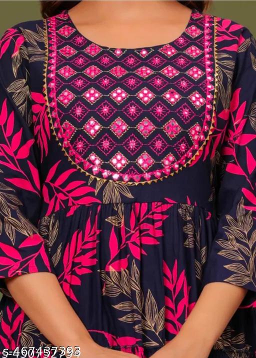 blue gown print - amamestyle