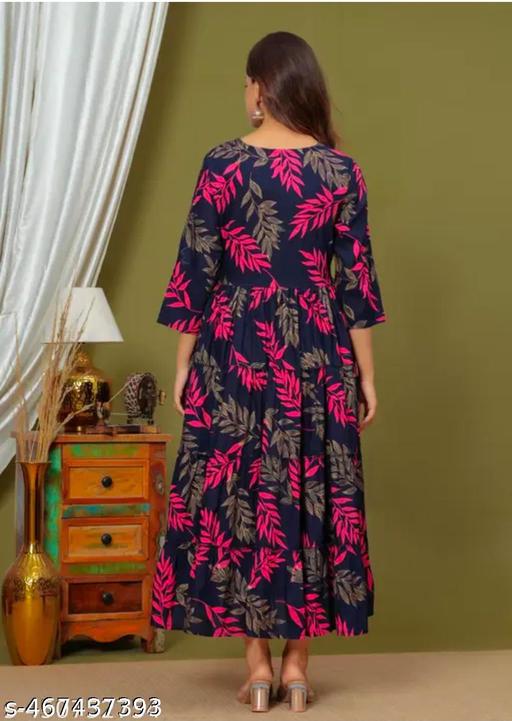 blue gown print - amamestyle