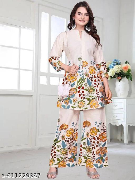 Stylish Rayon Co-ords Set - amamestyle