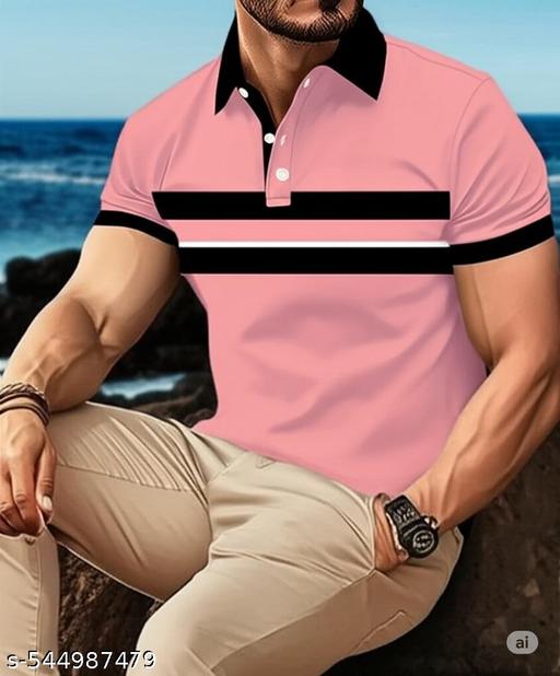 Men's Casual Trendy Look Regular Fit Short Sleeve Shirt, Mens Half Sleeve T-Shirts - Myshopic 