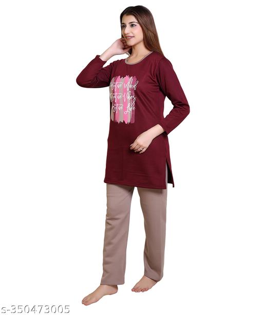 WINTER LADIES NIGHT SUIT - amamestyle