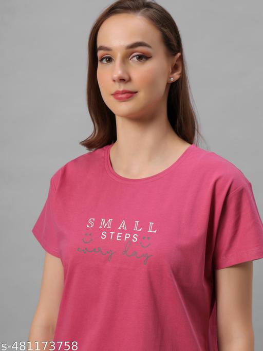 AERINOR By Meesho Presents Women's Cotton Printed Night Suit  Set - amamestyle