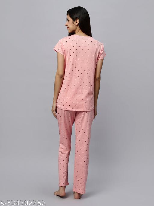 Aerinor Women's Maternity & Feeding Night Suit Set / Co-ord Set - amamestyle