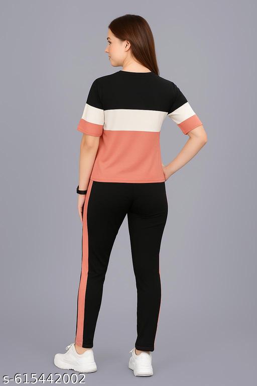 LILAS Women's Round Neck Pink Colour Short Sleeve Night Dress | Pajama Set | Comfortable Sleepwear | Casual Wear | Stylish Tracksuit & Gymwear | Women Nightsuits | Ladies Night Wear | stylish nightsuit for women | Latest Nightdress and Nightsuit | Girls Nightwear | Trendy Nightwear - amamestyle