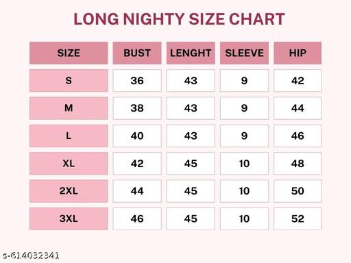 Women's Trendy Printed Long Nighty -Nightgown-Maxi Dress-Nightwear and Night Dress - amamestyle