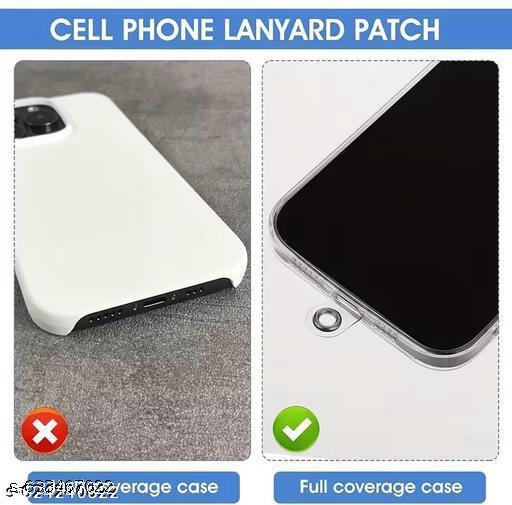 Phone charm patch / Mobile charm hook / Phone strap connector / Transparent phone charm holder / Mobile case accessory / DIY phone decor / Phone charm sticker

 - Myshopic 