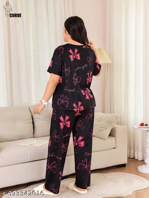 Night Suit For women  Night Dresses for Women, Pyjama Set for Women, Lycra NightSuit for Women, Night Wear for Women, Lounge Wear Set for Women  - amamestyle