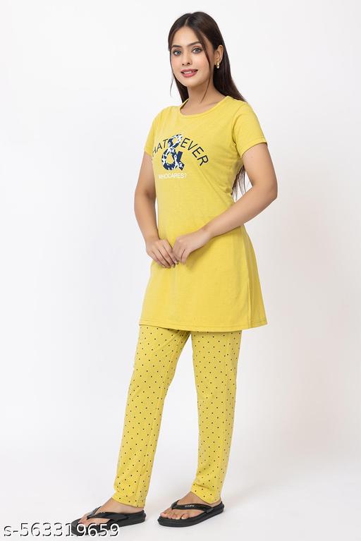 SAHAAYE NIGHT SUIT - POCKET NIGHT SUITE - TOP AND BOTTAM PRINTED NIGHT SUITE - TRENDING CO-ORD SET - NIGHTSUIT FOR WOMENS AND GIRLS - amamestyle