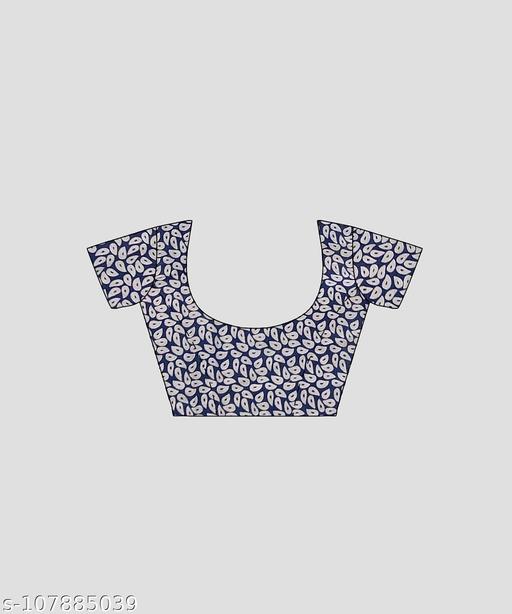 Jaipuri Hand Block Printed Soft Cotton Mulmul Saree ,Sanganeri Cotton Malmal Saree, Bagru Cotton Saree, Batic / Batik Print Cotton saree In Super Fine 92*80 Fabric Quality With Attached Blouse Piece for Woman - amamestyle