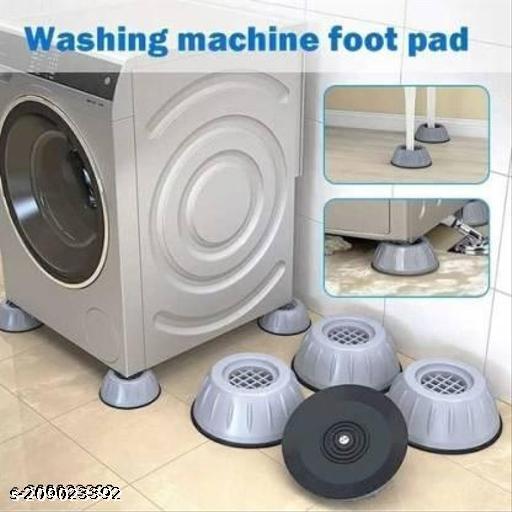 Anti Vibration Pad with Suction Cup Feet, Fridge Washing Machine Feet Pads Leveling Feet Anti Walk Pads Shock Absorber Furniture Lifting Base - Anuloria 
