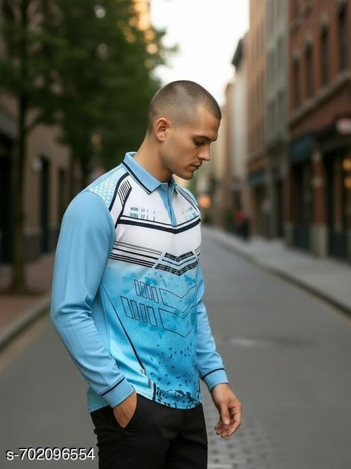 MENS SPORTS FULL SLEEVE JERSEY - Myshopic 