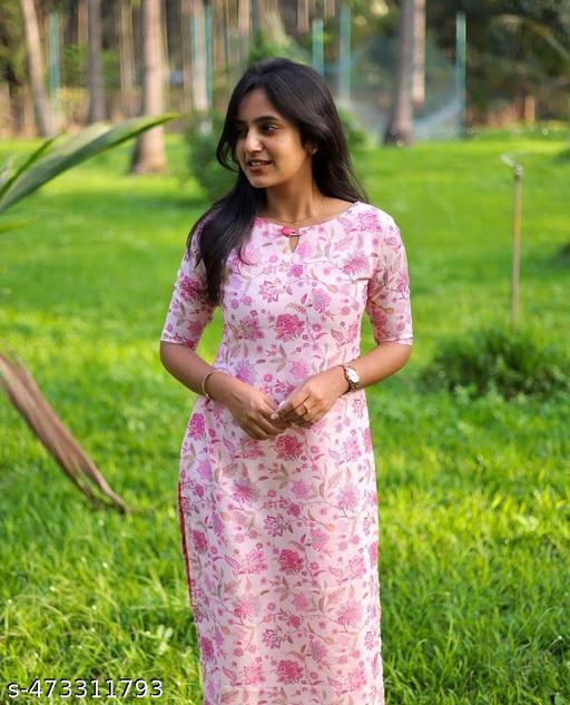 FASHIONABLE  COTTON DIGITAL PRINT KURTI FOR WOMAN WEAR - Triffystore 