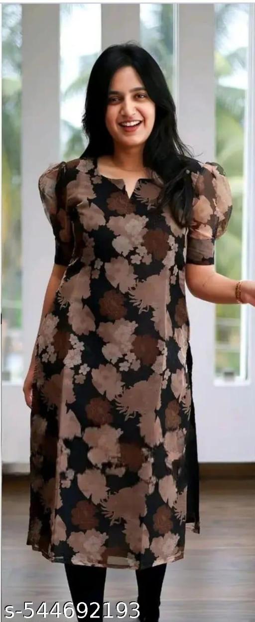 oraganza digital kurti woman kurti kingnow - Triffystore 