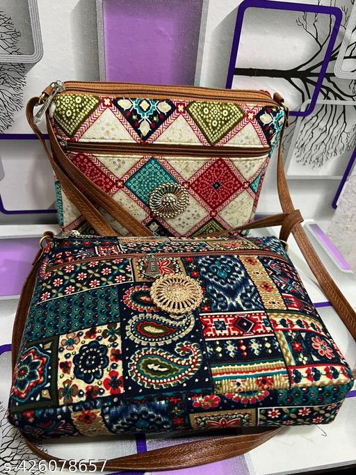 COMBO SLING BAG FOR GIRLS AND WOMENS| COMBO BAG| SLING BAG FOR GIRLS 2 PCS COMBO - Triffystore 