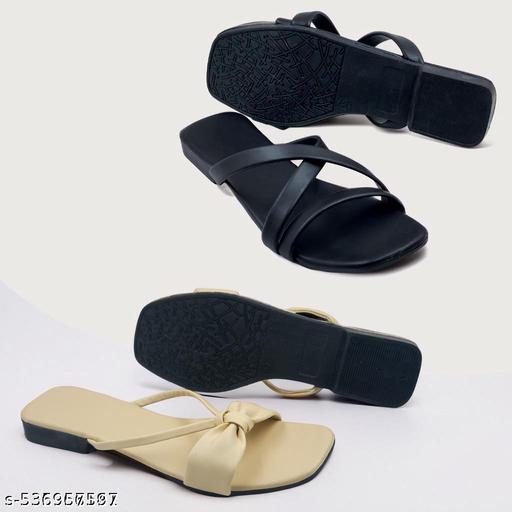 Fashionable Women's Casual Flats | Lightweight Combo - Triffystore 