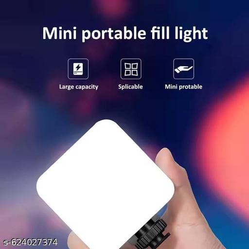 ZIRAK Portable Selfie Clip LED Light – USB Rechargeable RGB Fill Light for Phone, Laptop, Makeup & Vlogging - Triffystore 