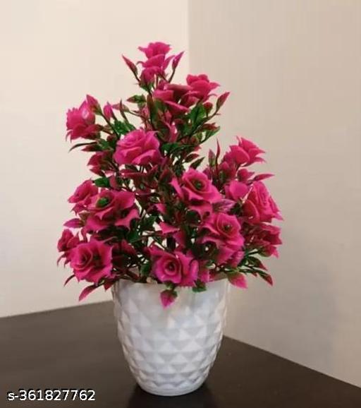 DM enterprise artificial bonsai plant, artificial flowers plant artificial decorative plant home office indoor and outdoor decoration purpose set of 02  - Triffystore 