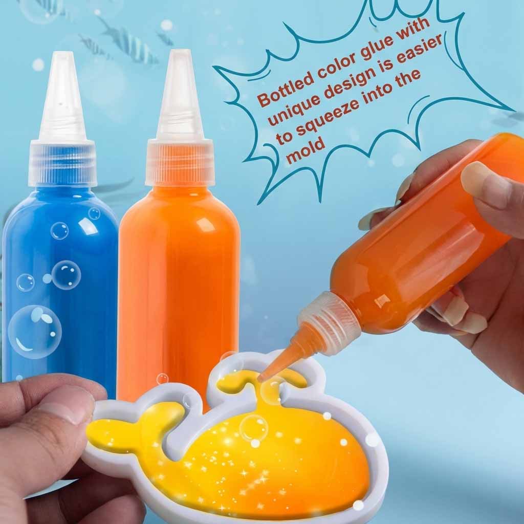 Magic Water ELF Toys, Creative 3D Handmade Magic Gels Toys Homemade DIY Handmade Material Kit - Nayizan