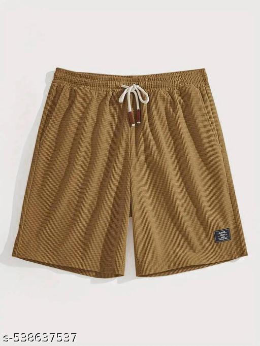 Stylish Men's Casual Shorts | Summer Wear | Elastic Waistband | Slim Fit | With Pockets | Breathable Fabric - Anuloria 