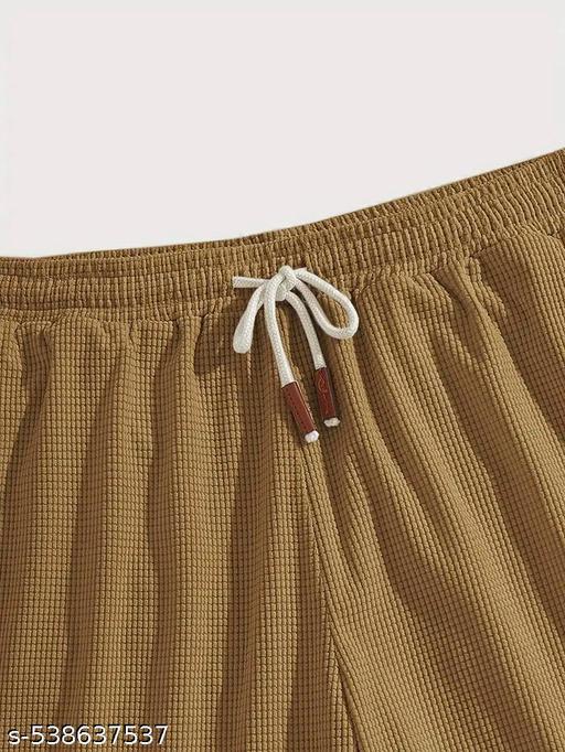 Stylish Men's Casual Shorts | Summer Wear | Elastic Waistband | Slim Fit | With Pockets | Breathable Fabric - Anuloria 