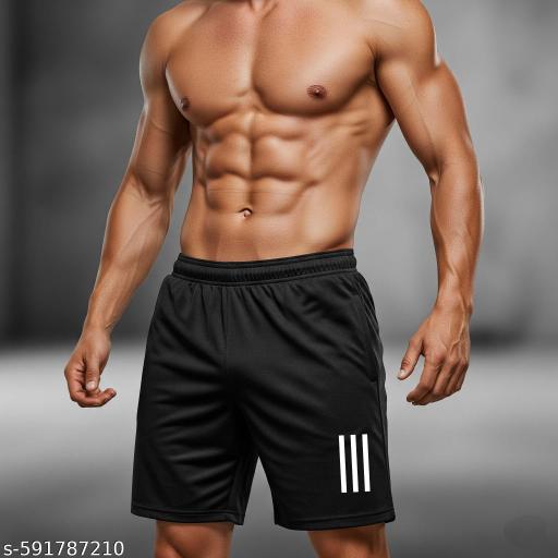 Striped Performance Sports Shorts for Men Combo (Pack of 3) - Anuloria 