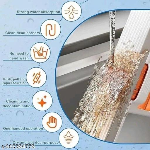 1 Pcs Mini Foldable Desktop Mop for Kitchen – Self‑Squeeze Sponge Mop for Wet & Dry Use- Portable Cleaning Tool for Small Spaces – Kitchen, Bathroom, Glass, Living Room - Anuloria 