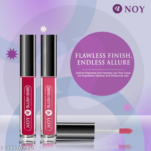 NOY 4 Waterproof & Smudge-Proof Matte Liquid Lipstick Essentials #YN177 - Akhilo.com