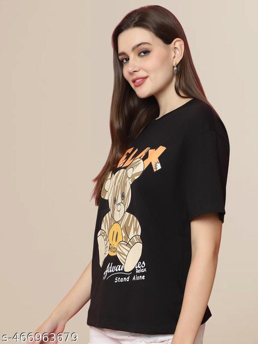 Women's Regular Printed Tshirt - Triffystore 