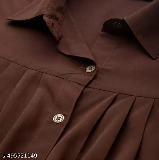 Women Browen Shirt - Triffystore 