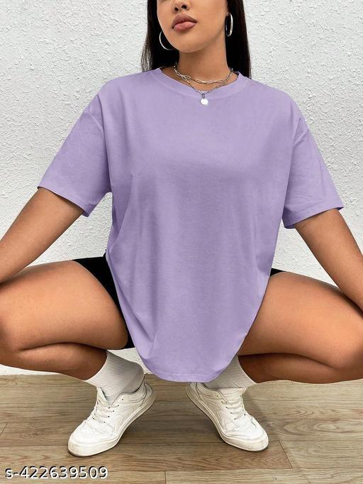 SOLID DROP SHOULDER TEE  - Triffystore 