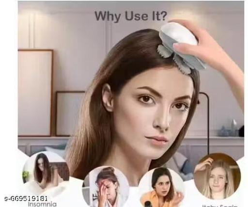 Scalp Massager Machine | Hair Massager Electric for Hair Growth | Head Massage Machine for Home | Hair Scrub & Scalp Exfoliator | Hair Caree Essentials - Triffystore 