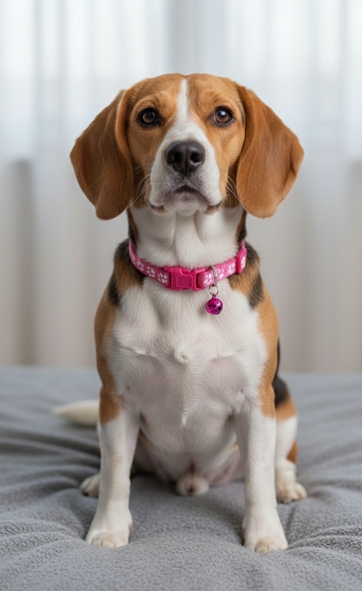 Cat Collar with Bell – Soft Adjustable Breakaway Collar for Kittens & Small Dogs | Safe Puppy Collar | Dark Pink - Pet Care Hub